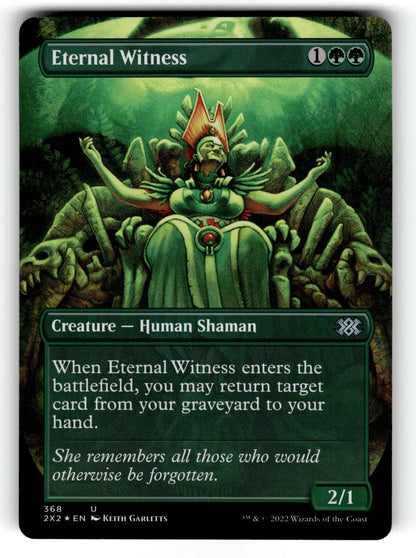Eternal Witness (Borderless) – 368 2X2: Double Masters 2022 U Foil NM