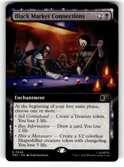 Black Market Connections (Extended Art) – 346 MSC: Commander: Marvel Super Heroes R NM