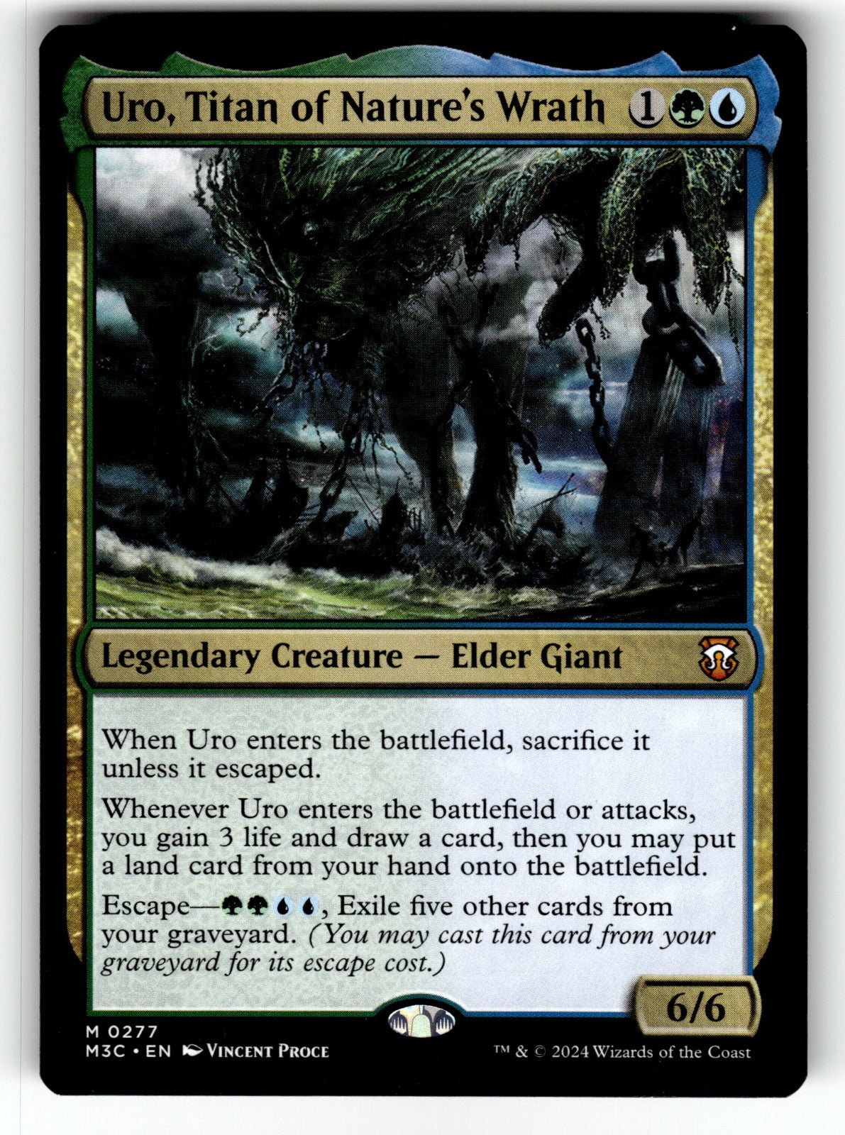 Uro, Titan of Nature's Wrath – 277 M3C: Commander: Modern Horizons 3 M NM