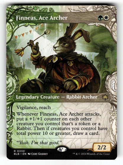 Finneas, Ace Archer (Showcase) – 330 BLB: Bloomburrow R NM