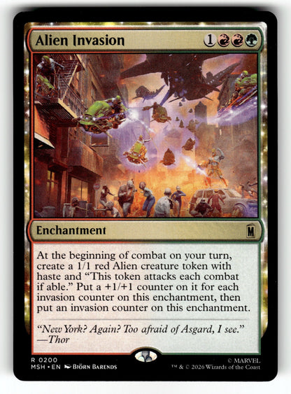 Alien Invasion – 200 MSH: Marvel Super Heroes R NM