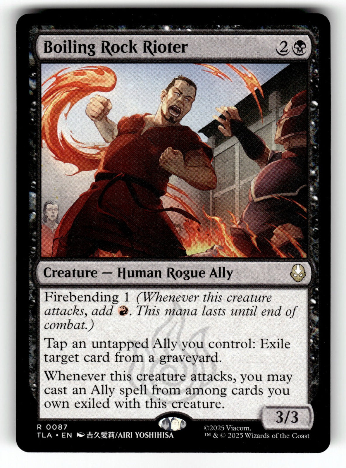 Boiling Rock Rioter – 87 TLA: Avatar: The Last Airbender R NM