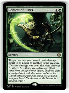 Contest of Claws – 12 LCC: Commander: The Lost Caverns of Ixalan R NM