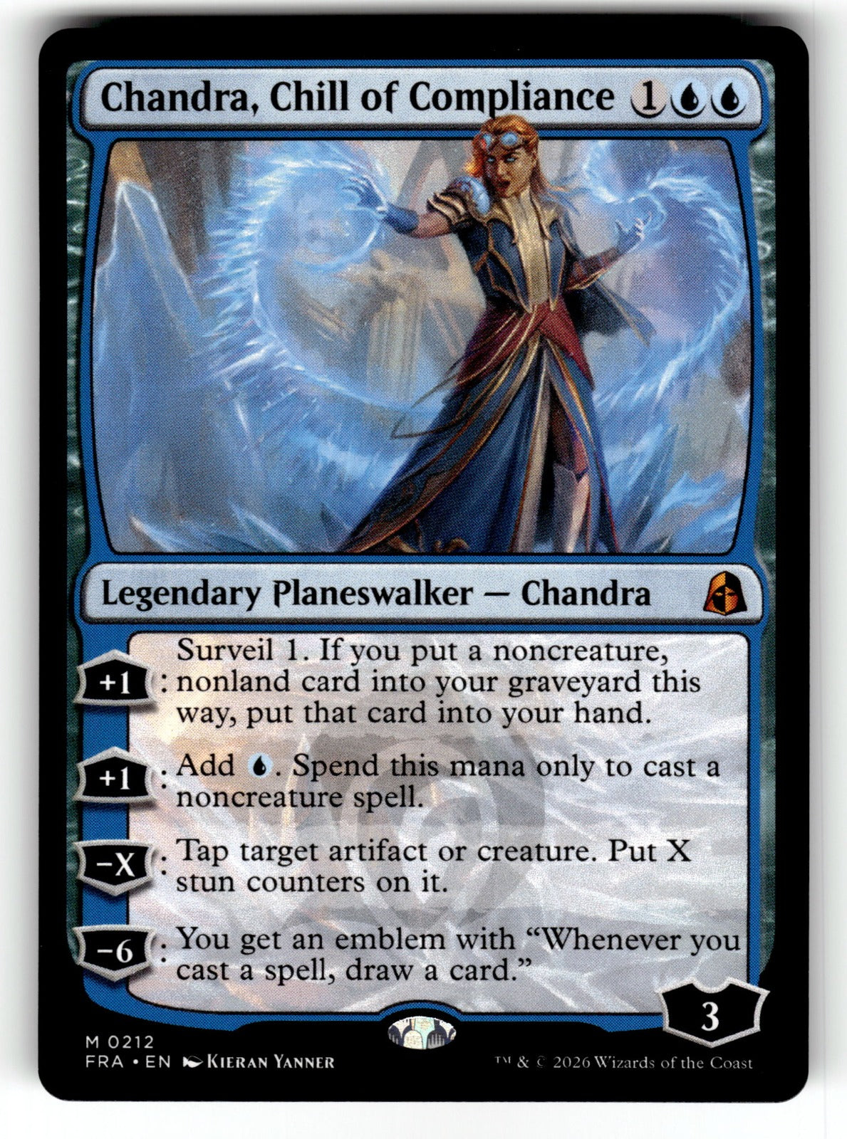 Chandra, Chill of Compliance – 212 FRA: Reality Fracture M NM