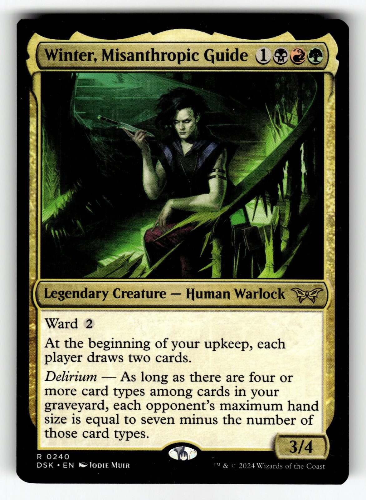 Winter, Misanthropic Guide – 240 DSK: Duskmourn: House of Horror R NM