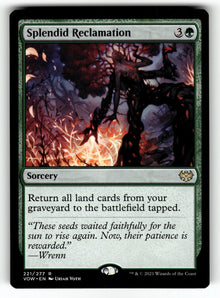 Splendid Reclamation – 221 VOW: Innistrad: Crimson Vow R NM
