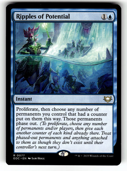 Ripples of Potential – 77 EOC: Commander: Edge of Eternities R NM