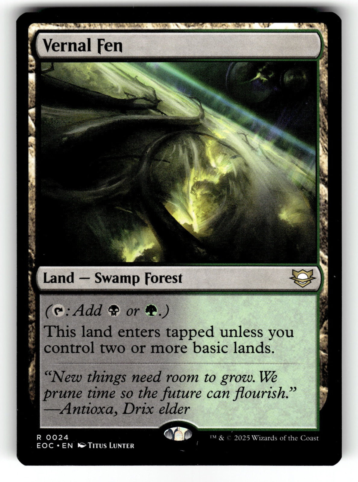 Vernal Fen – 24 EOC: Commander: Edge of Eternities R NM