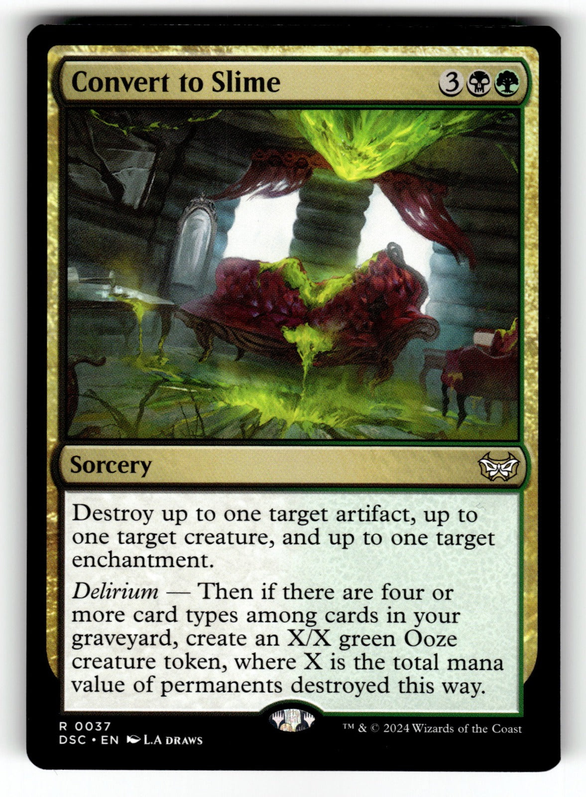 Convert to Slime – 37 DSC: Commander: Duskmourn: House of Horror R NM
