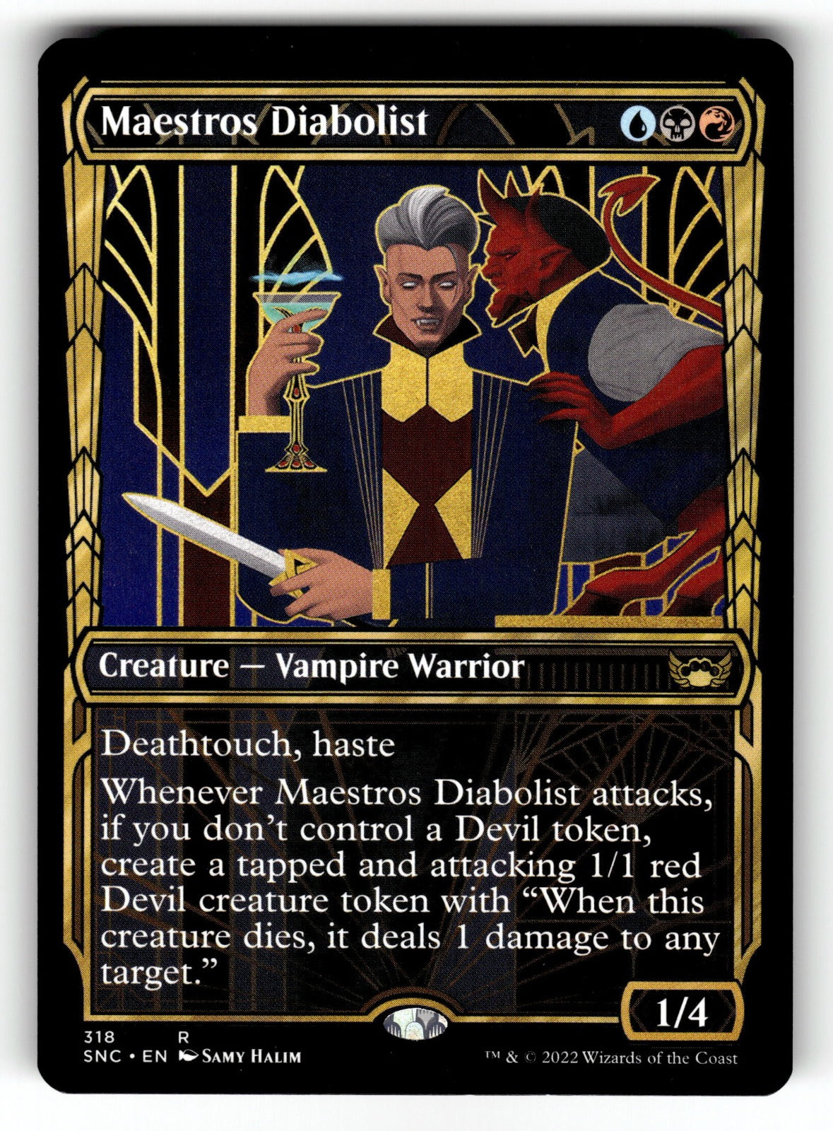 Maestros Diabolist (Showcase) – 318 SNC: Streets of New Capenna R NM
