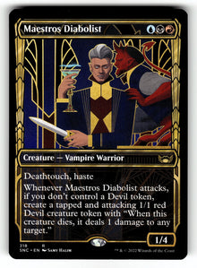 Maestros Diabolist (Showcase) – 318 SNC: Streets of New Capenna R NM