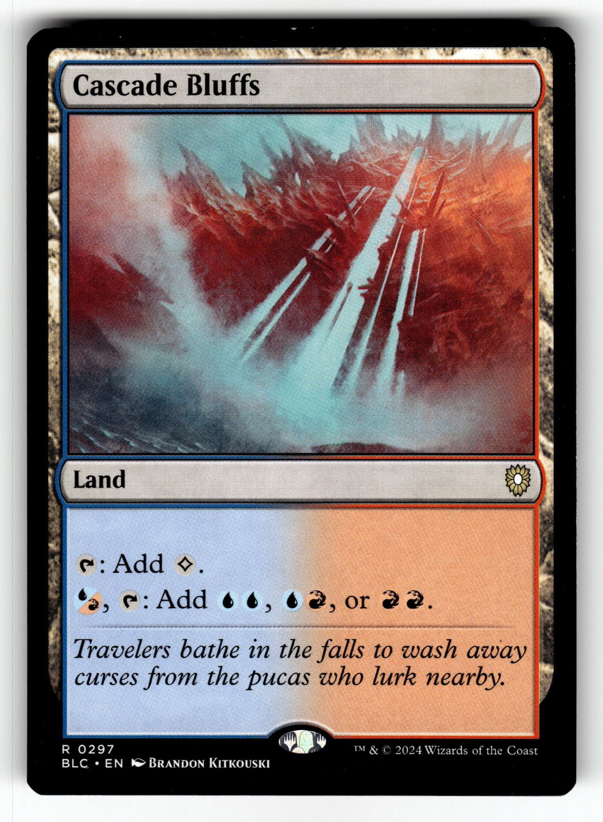 Cascade Bluffs – 297 BLC: Commander: Bloomburrow R NM