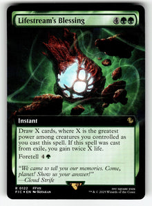 Lifestream's Blessing (Extended Art) – 122 FIC: Commander: FINAL FANTASY R Foil NM