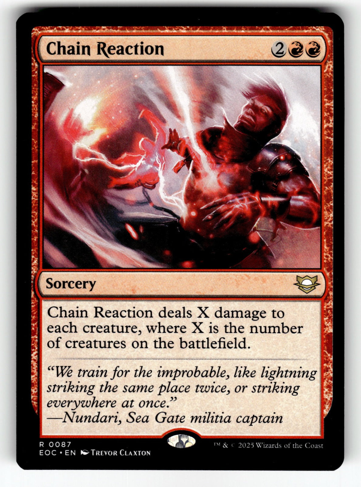 Chain Reaction – 87 EOC: Commander: Edge of Eternities R LP