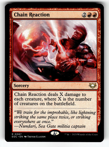 Chain Reaction – 87 EOC: Commander: Edge of Eternities R LP