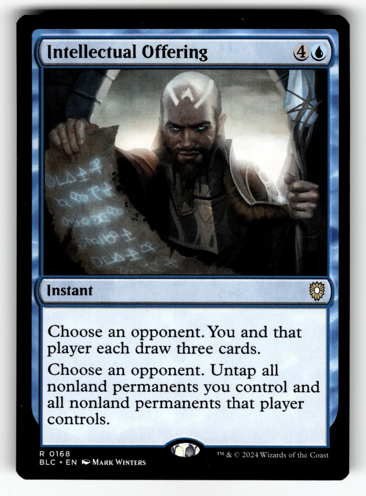 Intellectual Offering – 168 BLC: Commander: Bloomburrow R NM