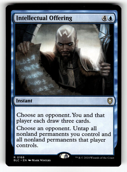 Intellectual Offering – 168 BLC: Commander: Bloomburrow R NM