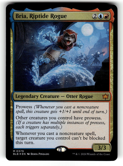 Bria, Riptide Rogue – 379 BLB: Bloomburrow M Foil LP