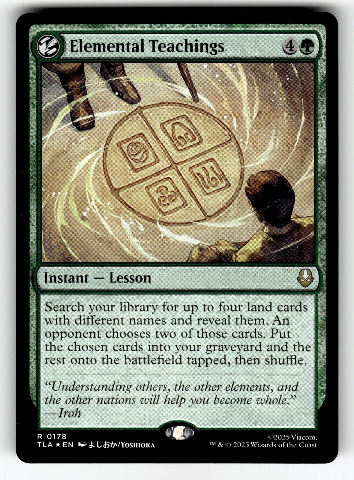 Elemental Teachings – 178 TLA: Avatar: The Last Airbender R Foil NM