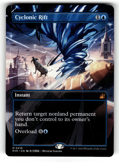 Cyclonic Rift (Anime Borderless) – 419 RVR: Ravnica Remastered M NM