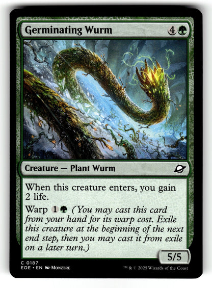Germinating Wurm – 187 EOE: Edge of Eternities C NM