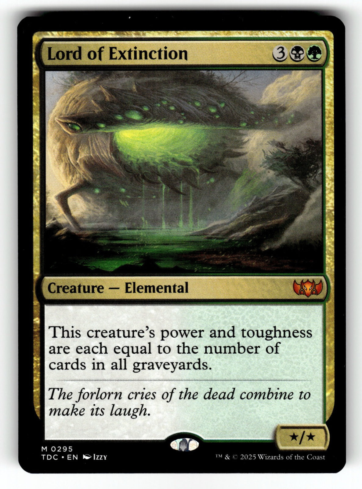 Lord of Extinction – 295 TDC: Commander: Tarkir: Dragonstorm M NM