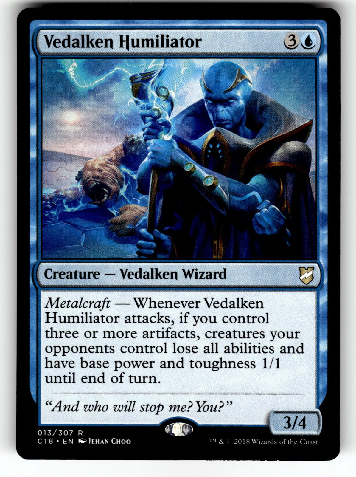 Vedalken Humiliator – 13 C18: Commander 2018 R NM
