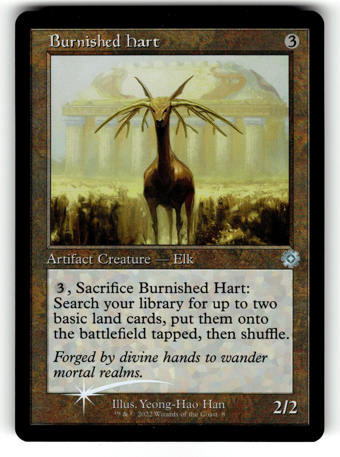 Burnished Hart – 8 BRR: The Brothers' War: Retro Frame Artifacts U Foil NM