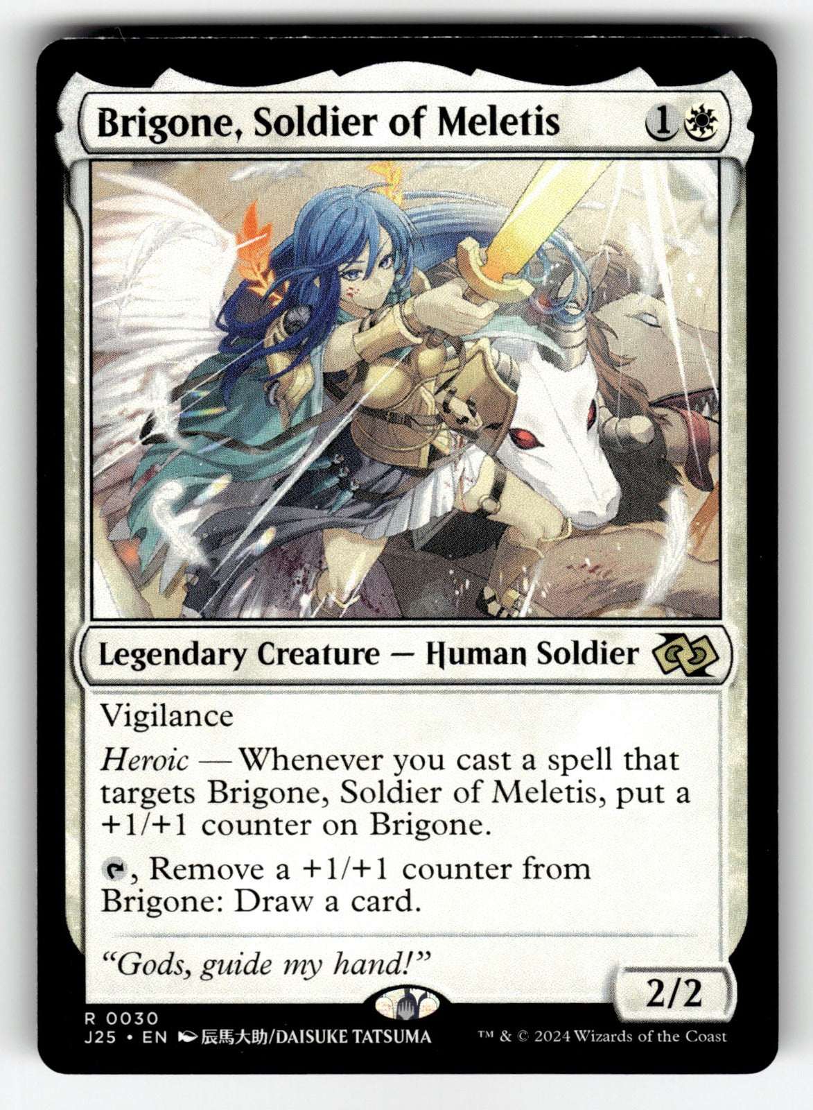 Brigone, Soldier of Meletis (Anime) – 30 J25: Foundations Jumpstart R LP