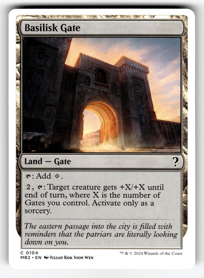 Basilisk Gate (White Border) – 104 MB2: Mystery Booster 2 C NM