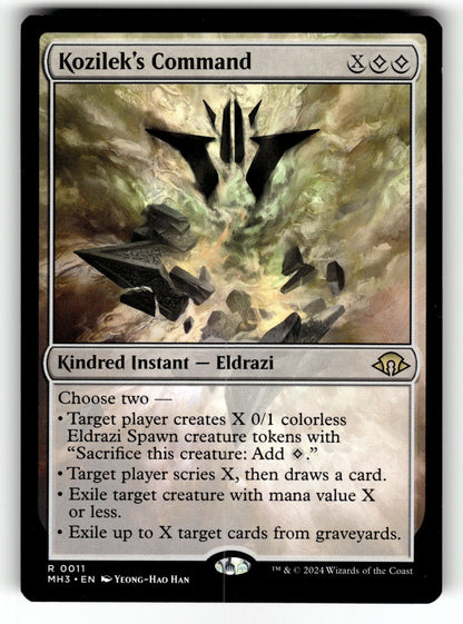 Kozilek's Command – 11 MH3: Modern Horizons 3 R NM