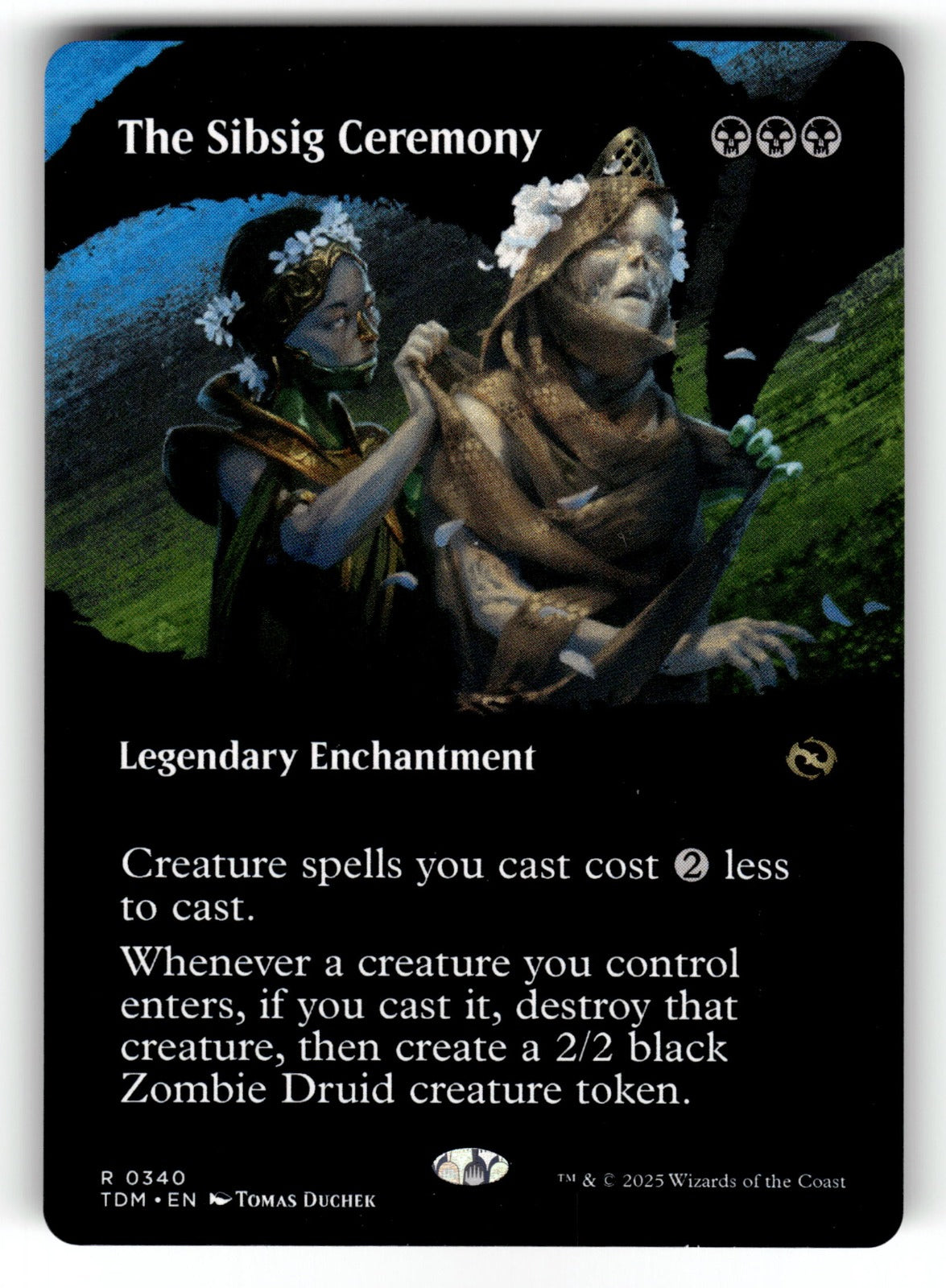 The Sibsig Ceremony (Borderless) – 340 TDM: Tarkir: Dragonstorm R NM