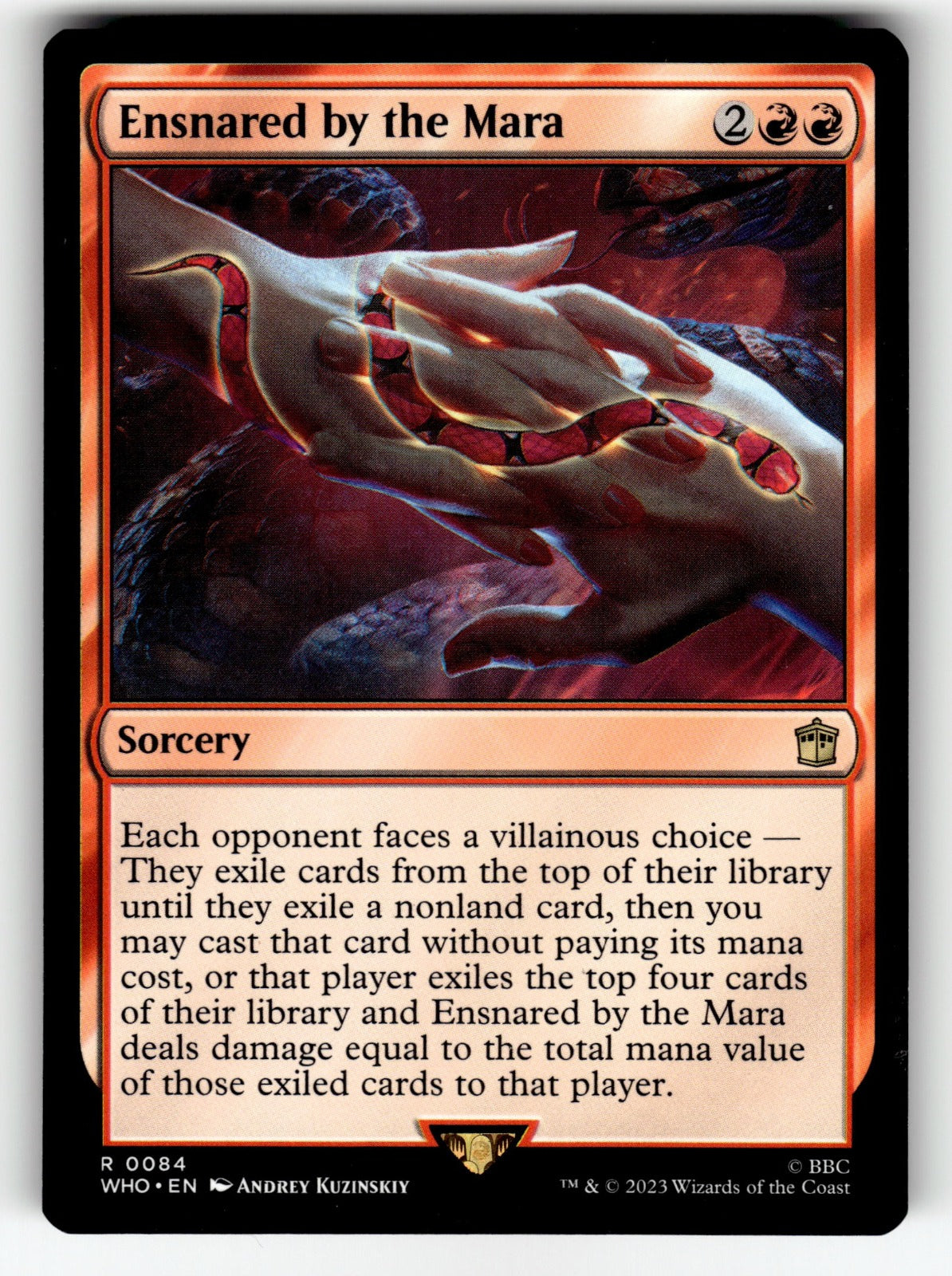 Ensnared by the Mara – 84 WHO: Universes Beyond: Doctor Who R NM