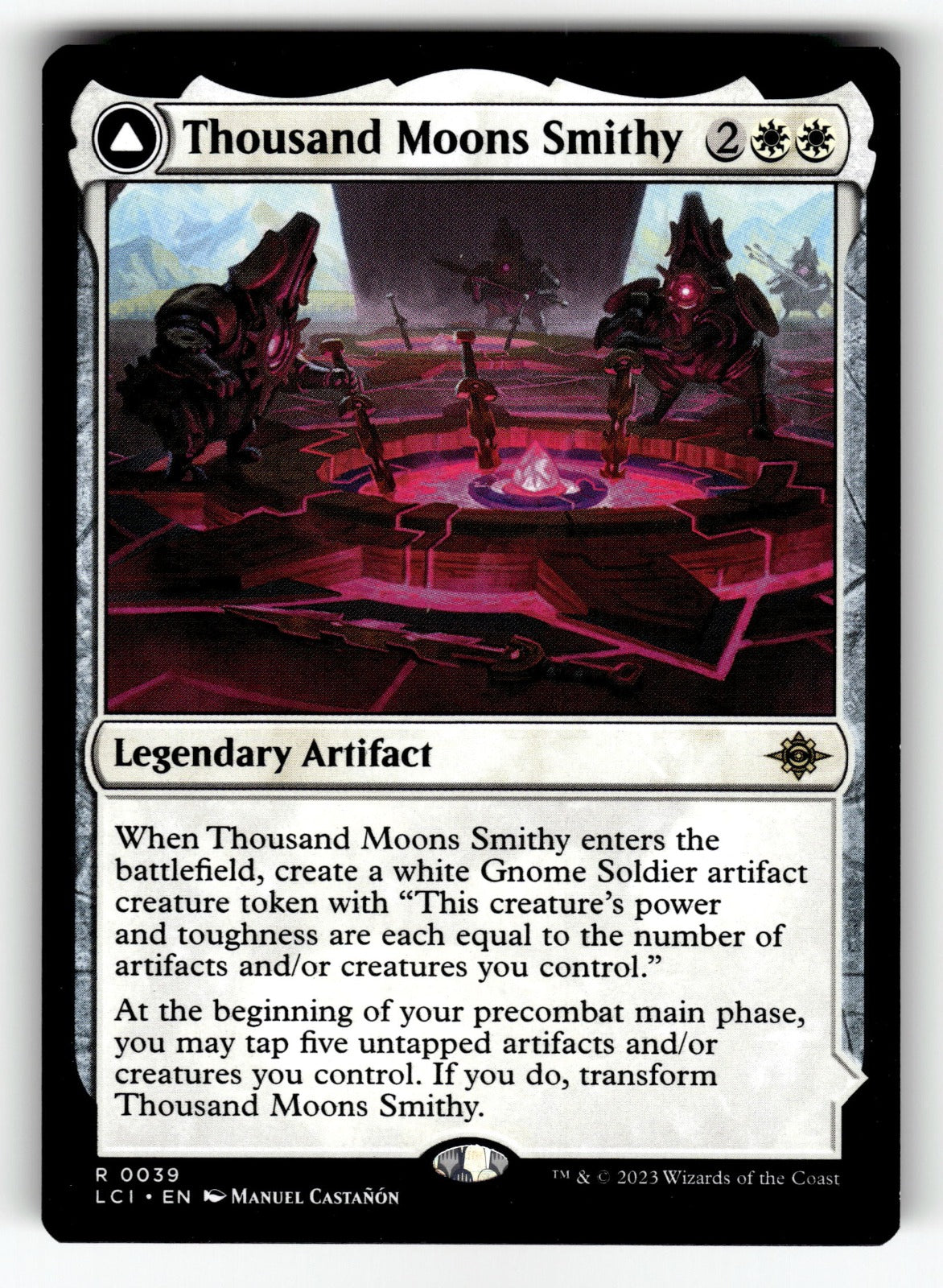 Thousand Moons Smithy – 39 LCI: The Lost Caverns of Ixalan R NM