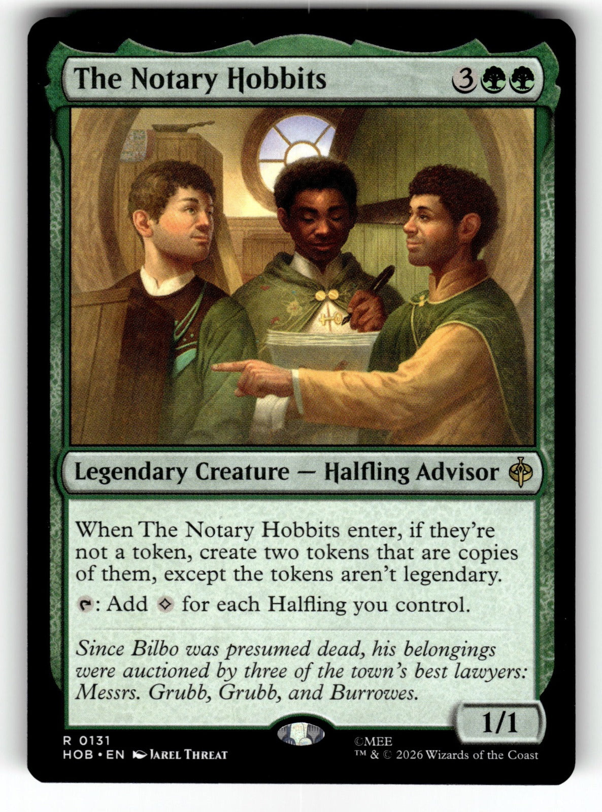 The Notary Hobbits – 131 HOB: The Hobbit R NM