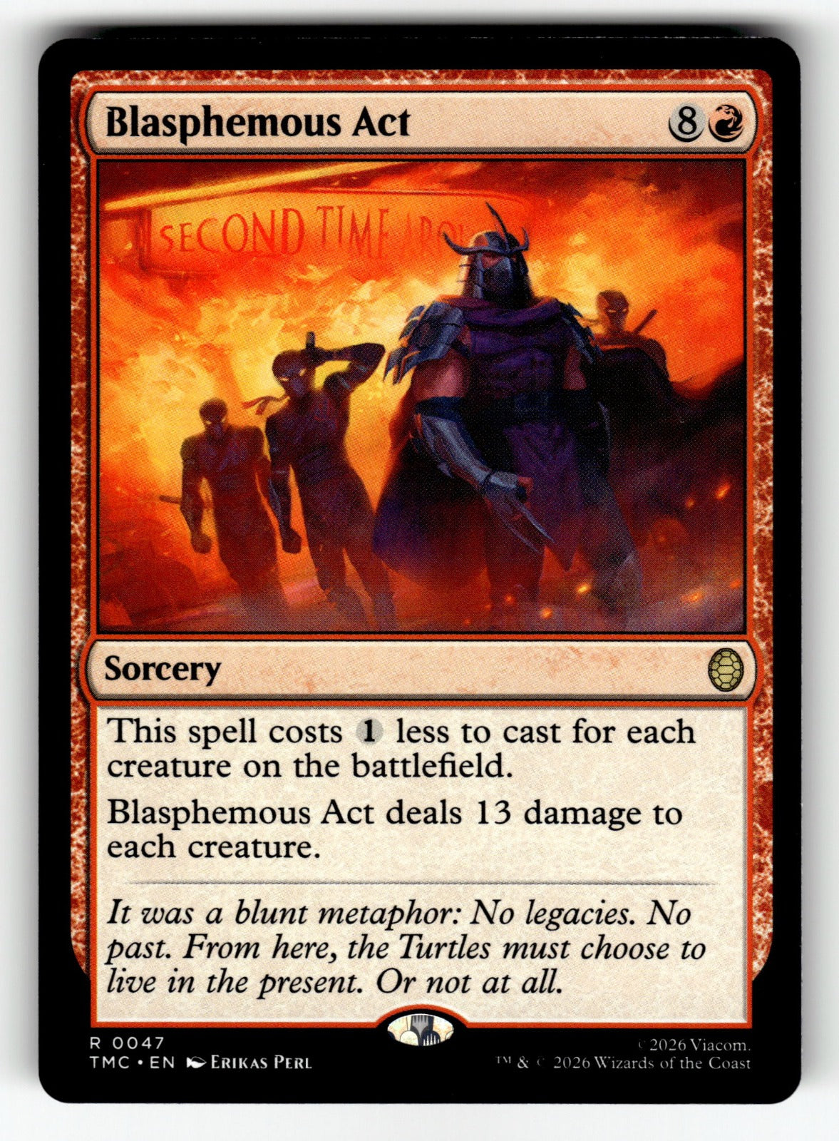 Blasphemous Act – 47 TMC: Commander: Teenage Mutant Ninja Turtles R NM