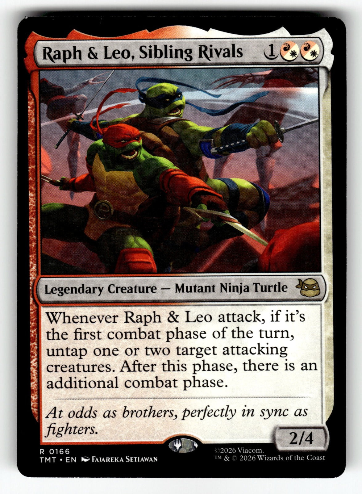 Raph & Leo, Sibling Rivals – 166 TMT: Teenage Mutant Ninja Turtles R LP