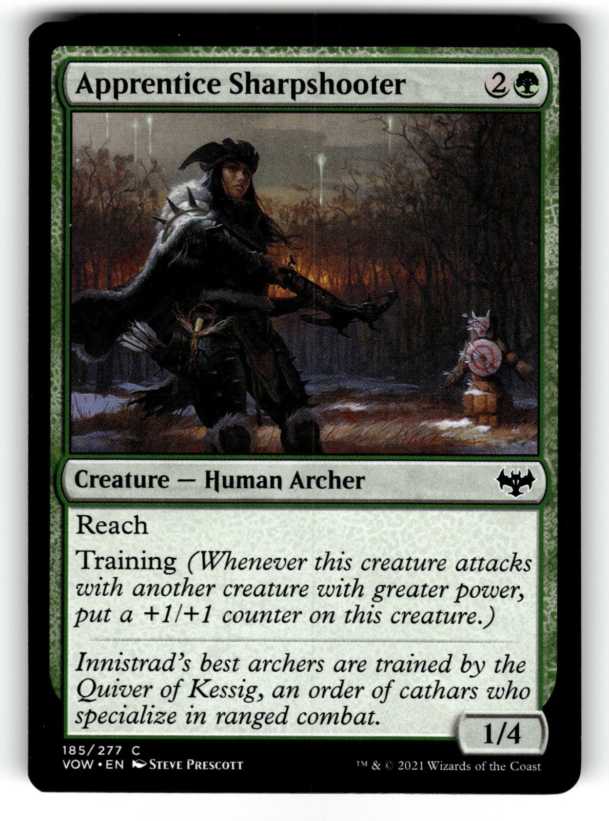 Apprentice Sharpshooter – 185 VOW: Innistrad: Crimson Vow C LP