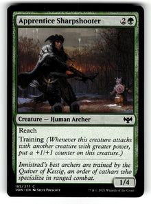 Apprentice Sharpshooter – 185 VOW: Innistrad: Crimson Vow C LP