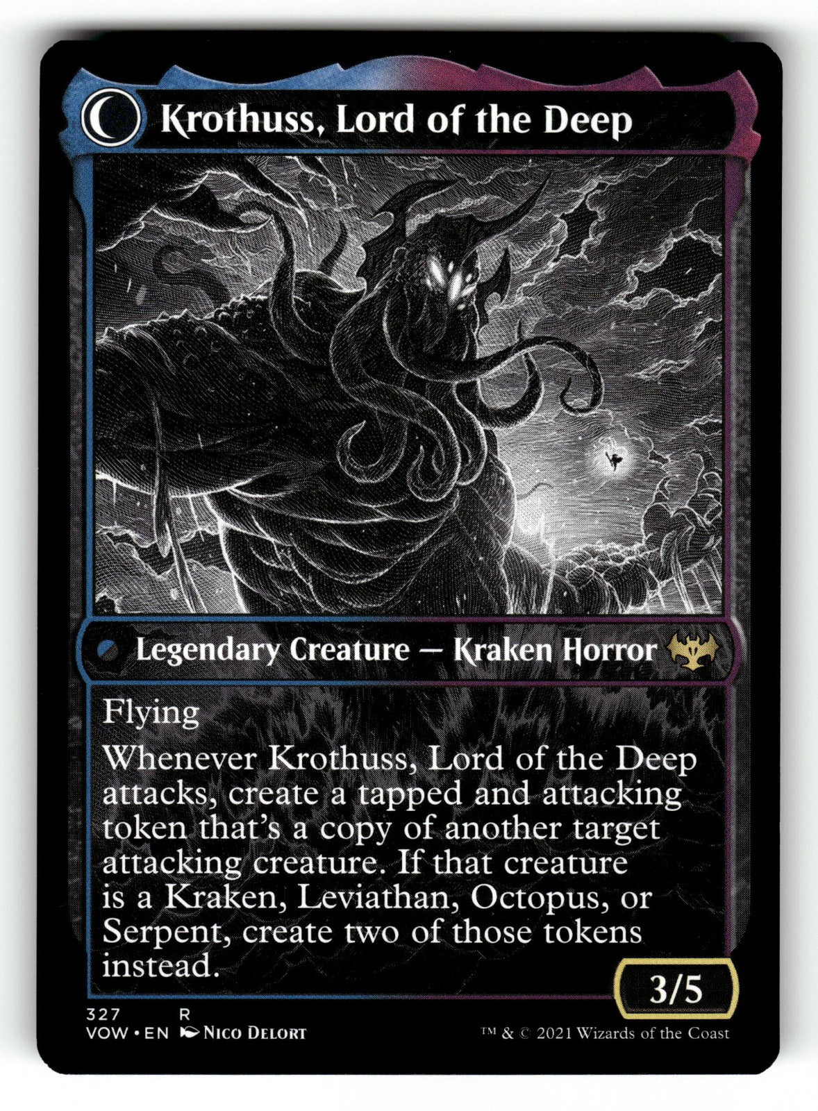 Runo Stromkirk (Showcase) () – 327 VOW: Innistrad: Crimson Vow R NM (Back)