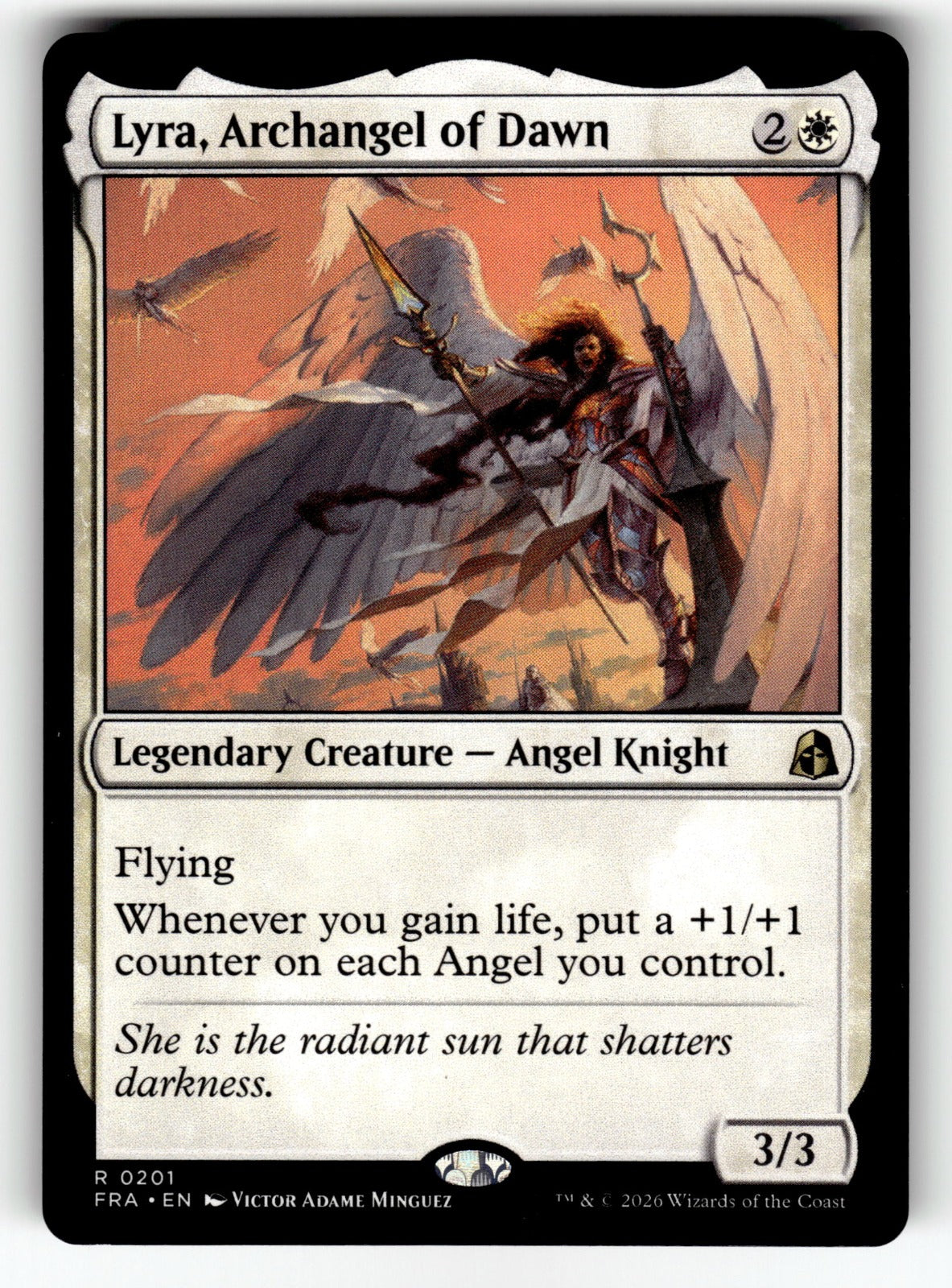 Lyra, Archangel of Dawn – 201 FRA: Reality Fracture R NM