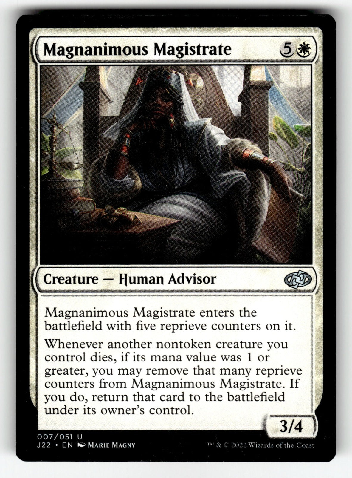 Magnanimous Magistrate – 7 J22: Jumpstart 2022 U NM