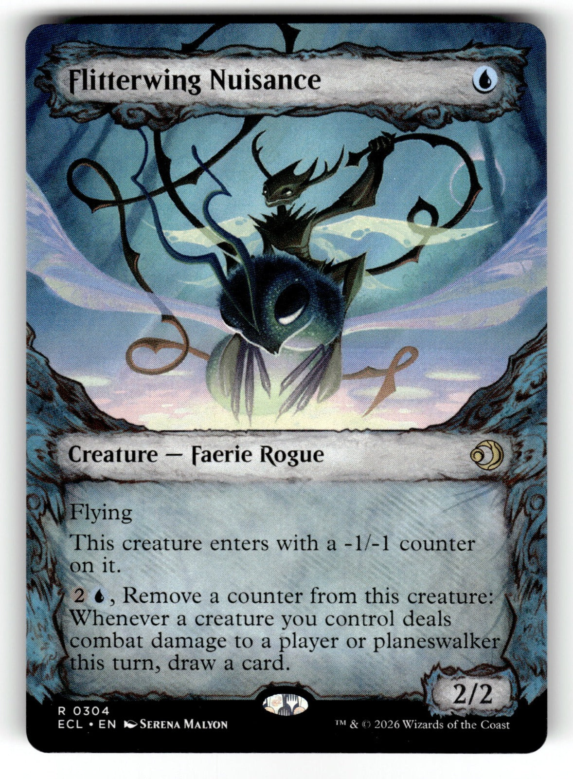 Flitterwing Nuisance (Showcase) – 304 ECL: Lorwyn Eclipsed R NM