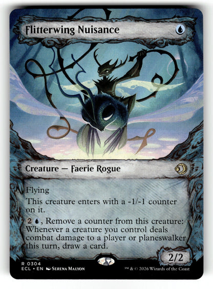 Flitterwing Nuisance (Showcase) – 304 ECL: Lorwyn Eclipsed R NM