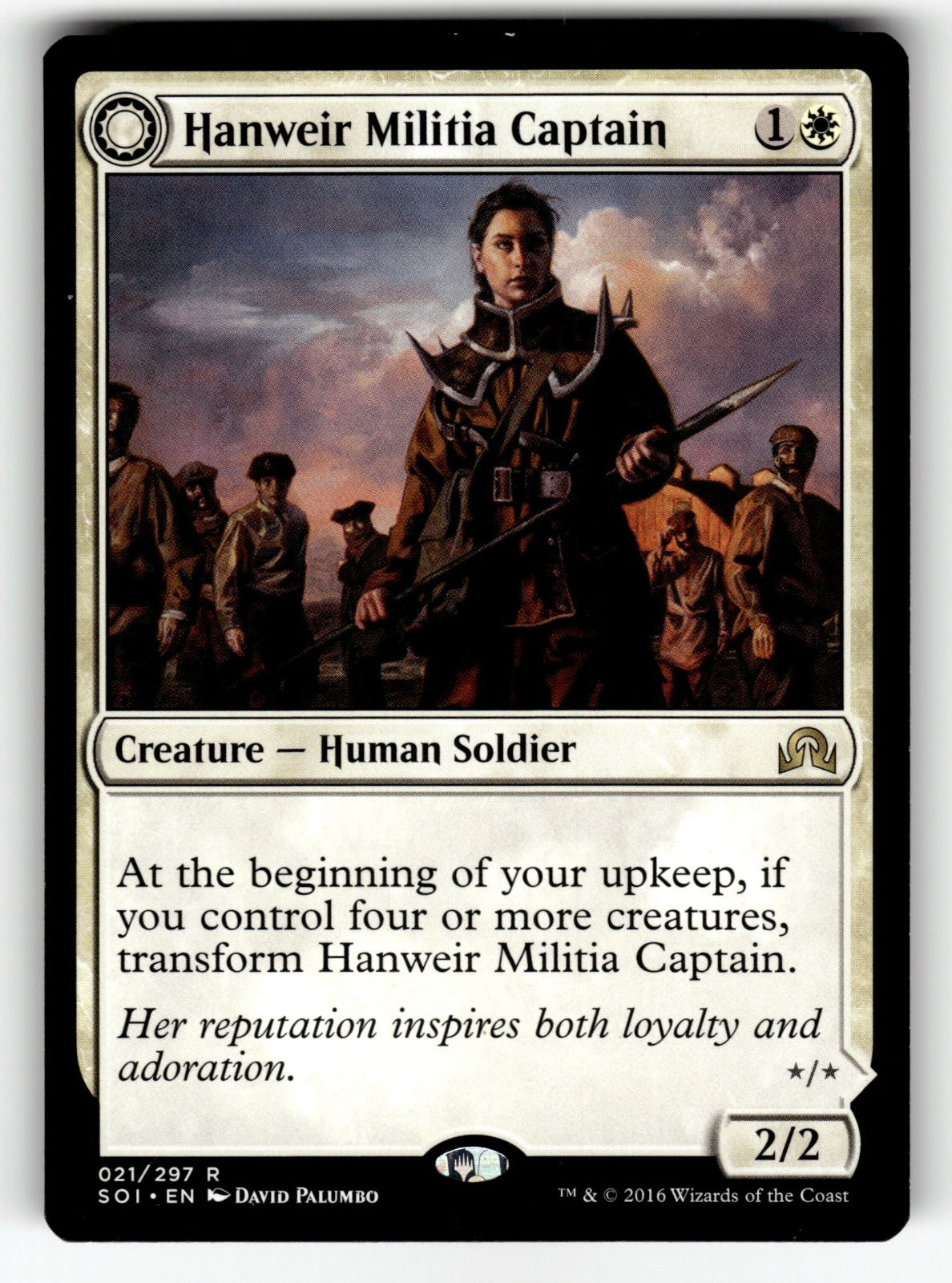 Hanweir Militia Captain – 21 SOI: Shadows over Innistrad R NM