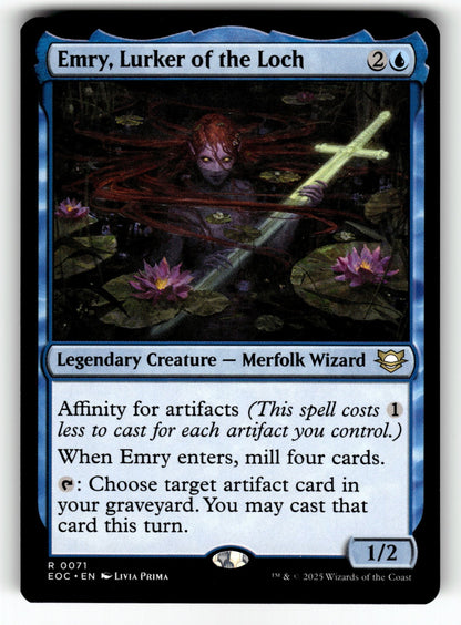 Emry, Lurker of the Loch – 71 EOC: Commander: Edge of Eternities R NM