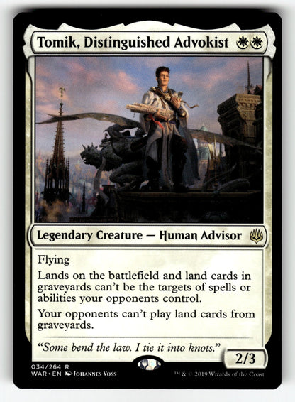 Tomik, Distinguished Advokist – 34 WAR: War of the Spark R NM