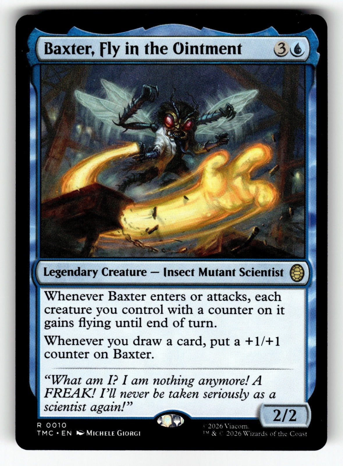 Baxter, Fly in the Ointment – 10 TMC: Commander: Teenage Mutant Ninja Turtles R NM