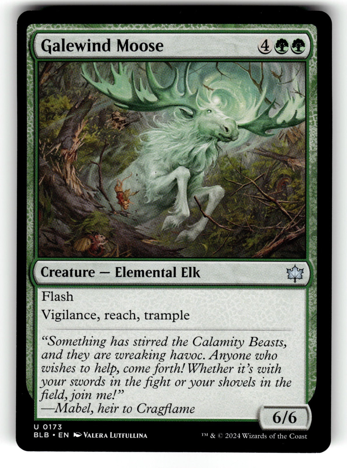 Galewind Moose – 173 BLB: Bloomburrow U NM