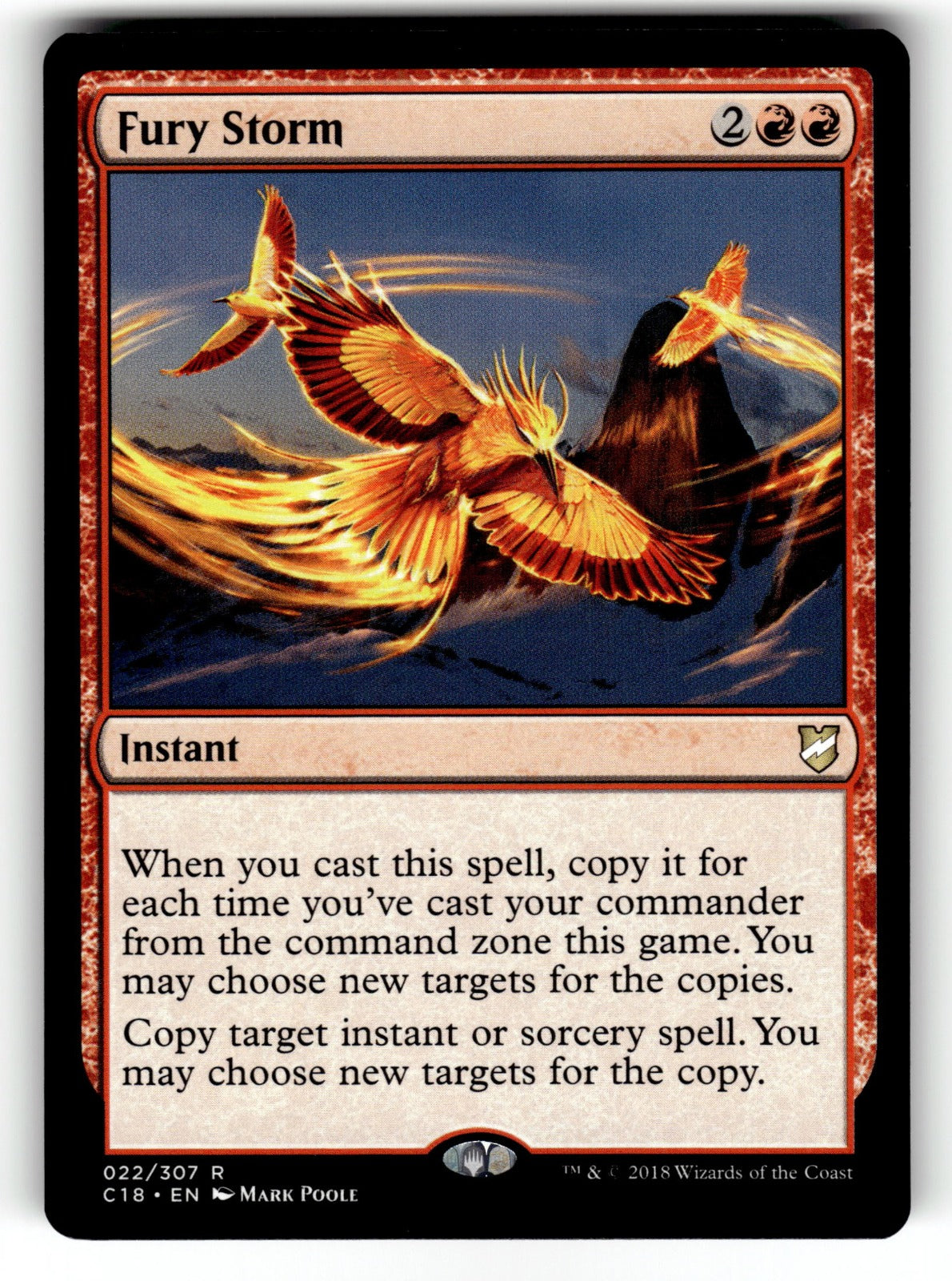 Fury Storm – 22 C18: Commander 2018 R NM